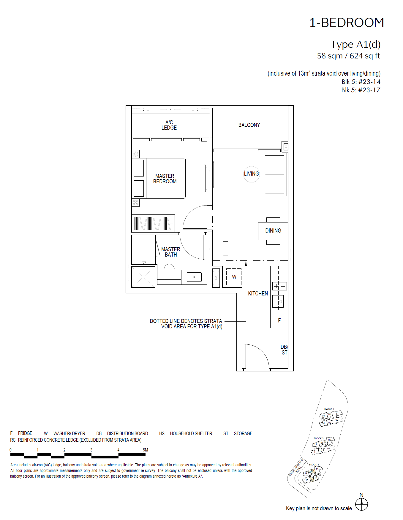 Piccadilly Grand 1 Bedroom Floor Plan 1