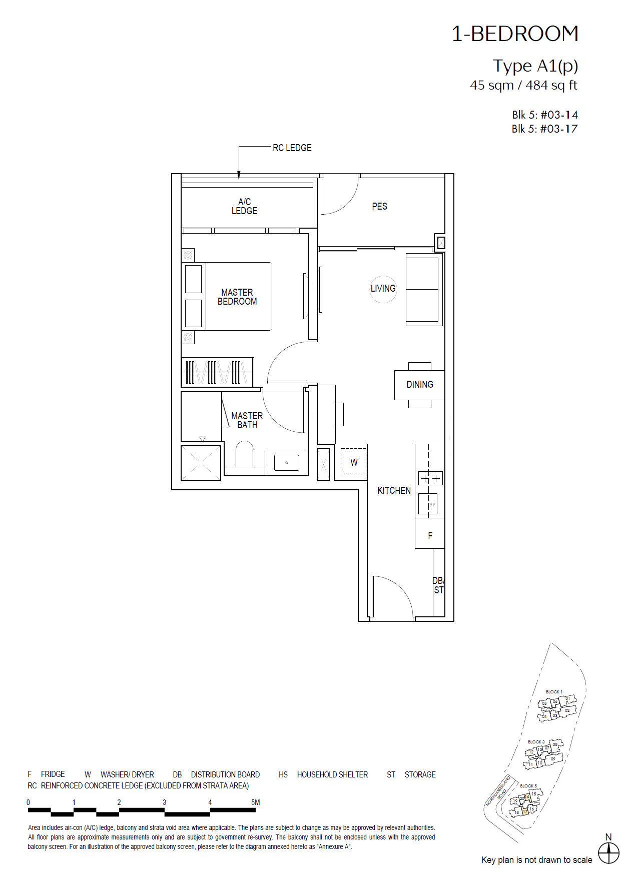 Piccadilly Grand 1 Bedroom Floor Plan 2
