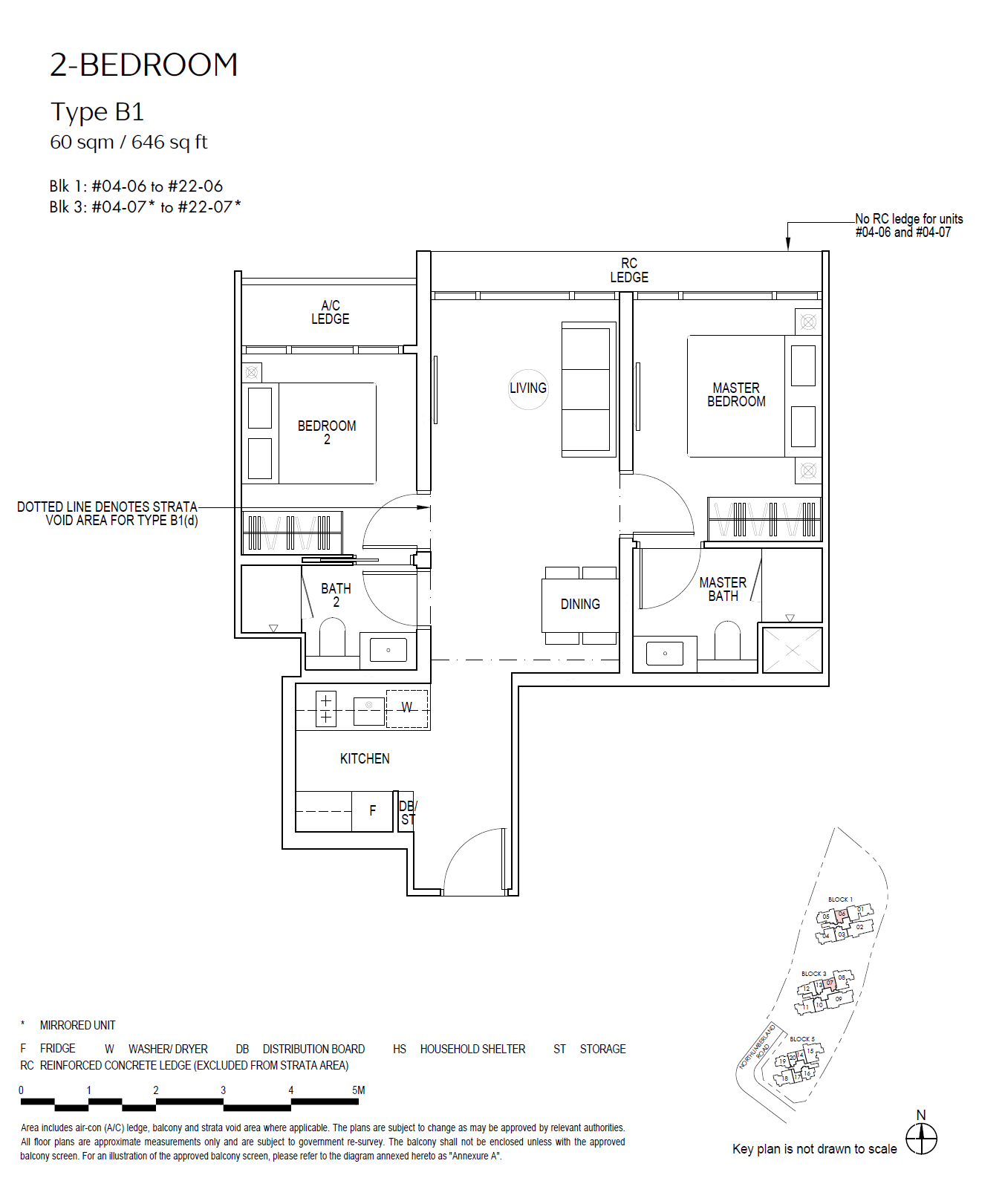 Piccadilly Grand 1 Bedroom Floor Plan 5
