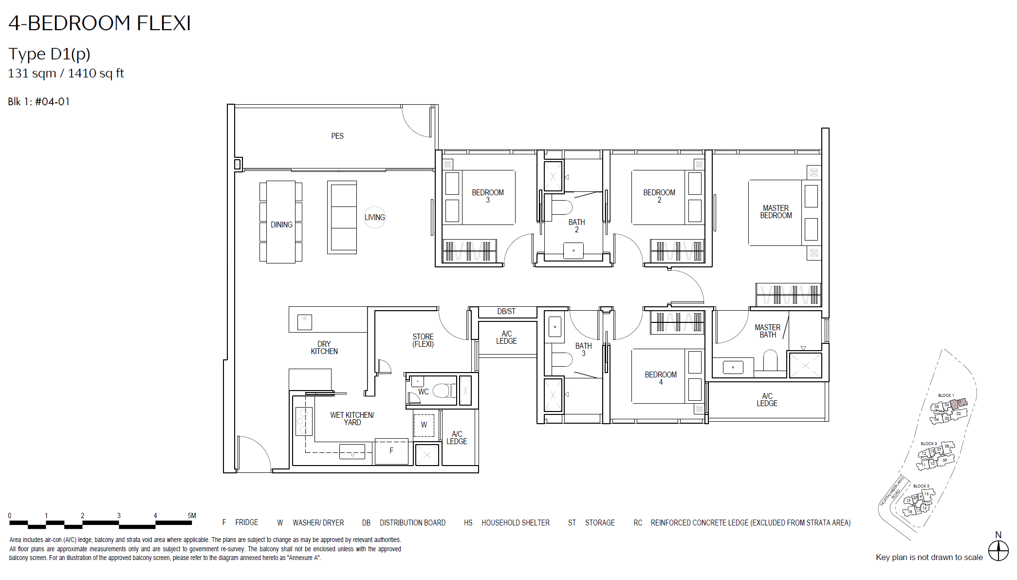 Piccadilly Grand 1 Bedroom Floor Plan 9